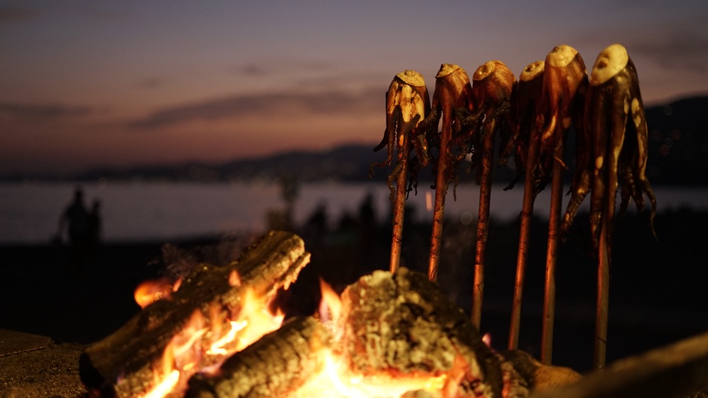 Pulpo Seco tradicional en las brasas de Casa Emilio